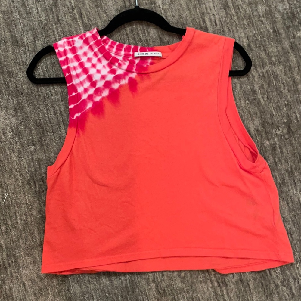 Agolde muscle crop top!